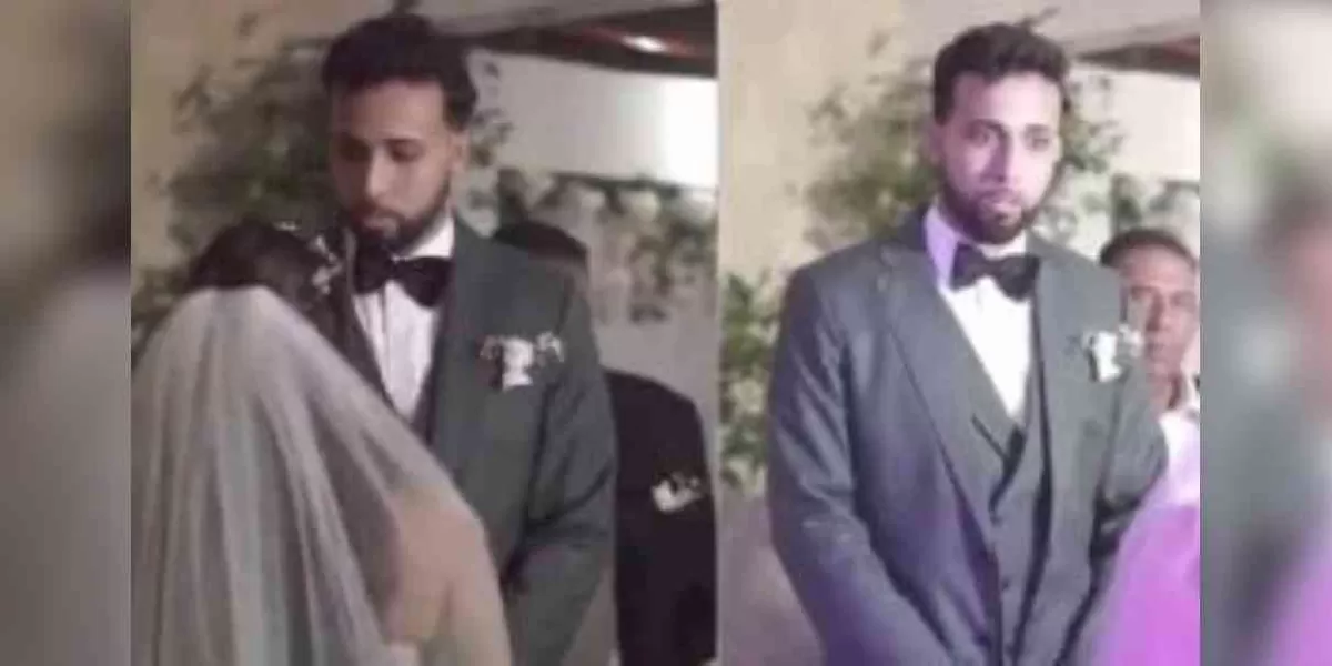 Novia elige usar minivestido transparente para su boda; así reaccionó el novio