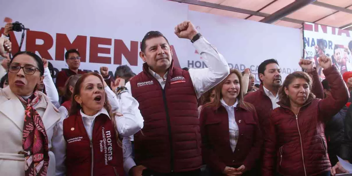 Con decálogo por Puebla, Armenta arrancó precampaña para que siga la transformación 