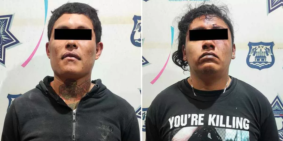 Policías municipales atrapan a dos ratas que robaron a gasolinera en Santa Lucía
