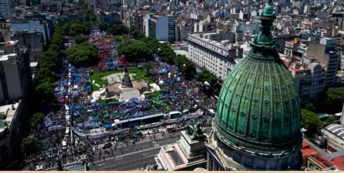 En Argentina. 3 claves del paro nacional contra las reformas de Milei tras 45 días de gobierno