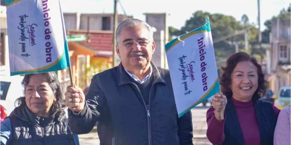 Edil de Huauchinango, Rogelio López Angulo, cierra el año con beneficios para el municipio
