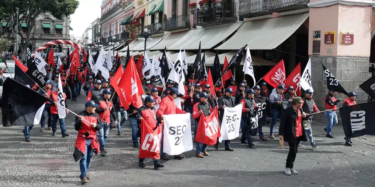 Trabajadores adheridos a la FTP-CTM exigen disminución del ISR y aguinaldo de 30 días