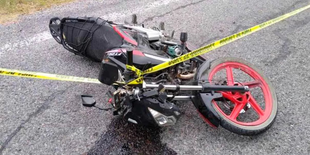 Muere al derrapar su moto en Guadalupe Victoria