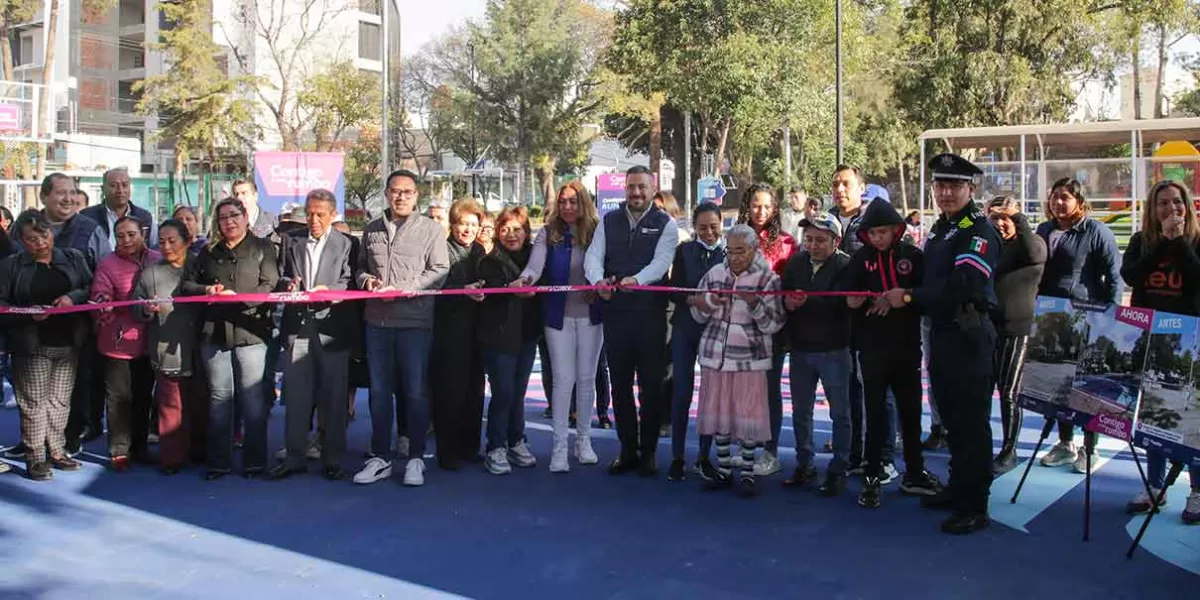 Vecinos reciben el Jardín Belisario Domínguez rehabilitado y mejorado