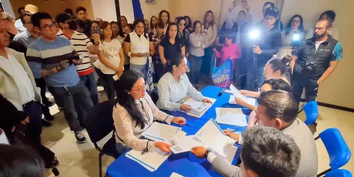 Se registró la panista Guadalupe Cuautle por la candidatura a edil de San Andrés Cholula