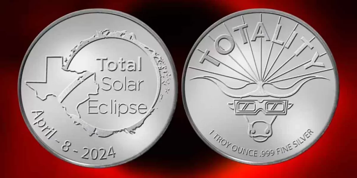 Así puedes conseguir la moneda conmemorativa de eclipse solar 2024