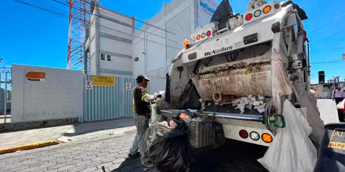 La recolección de basura se mantendrá durante Semana Santa en Atlixco