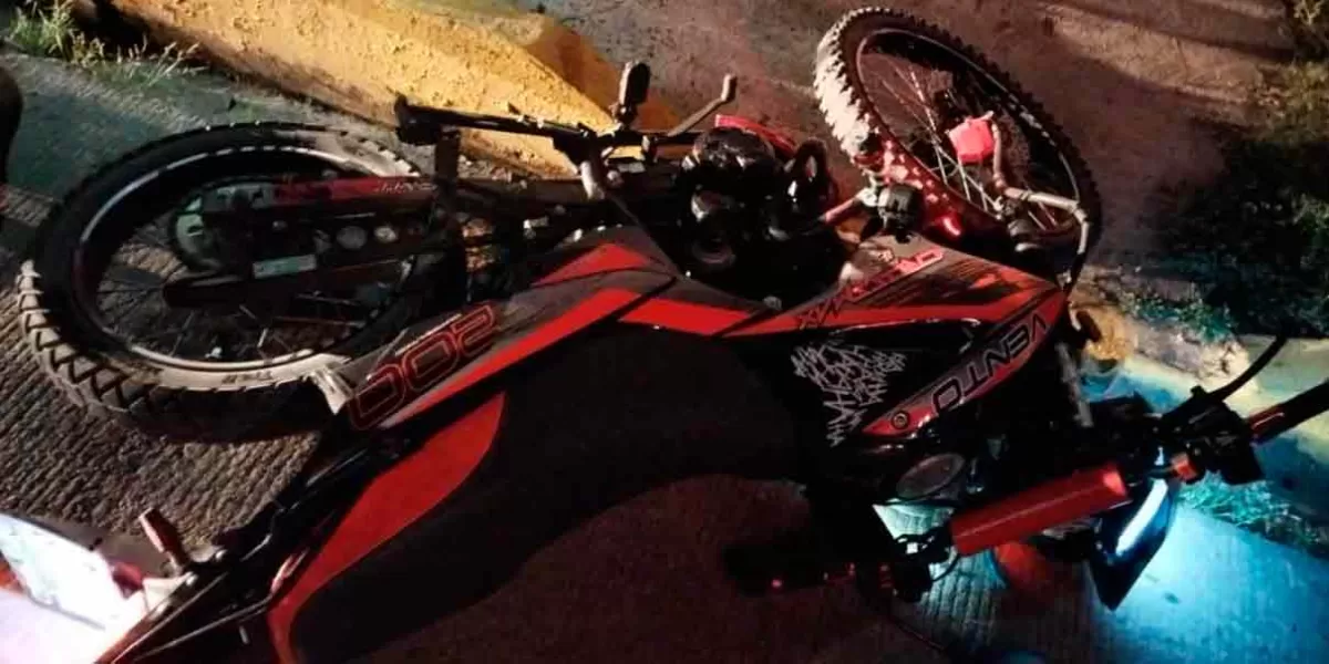 Derrapó y murió motociclista en El Verde