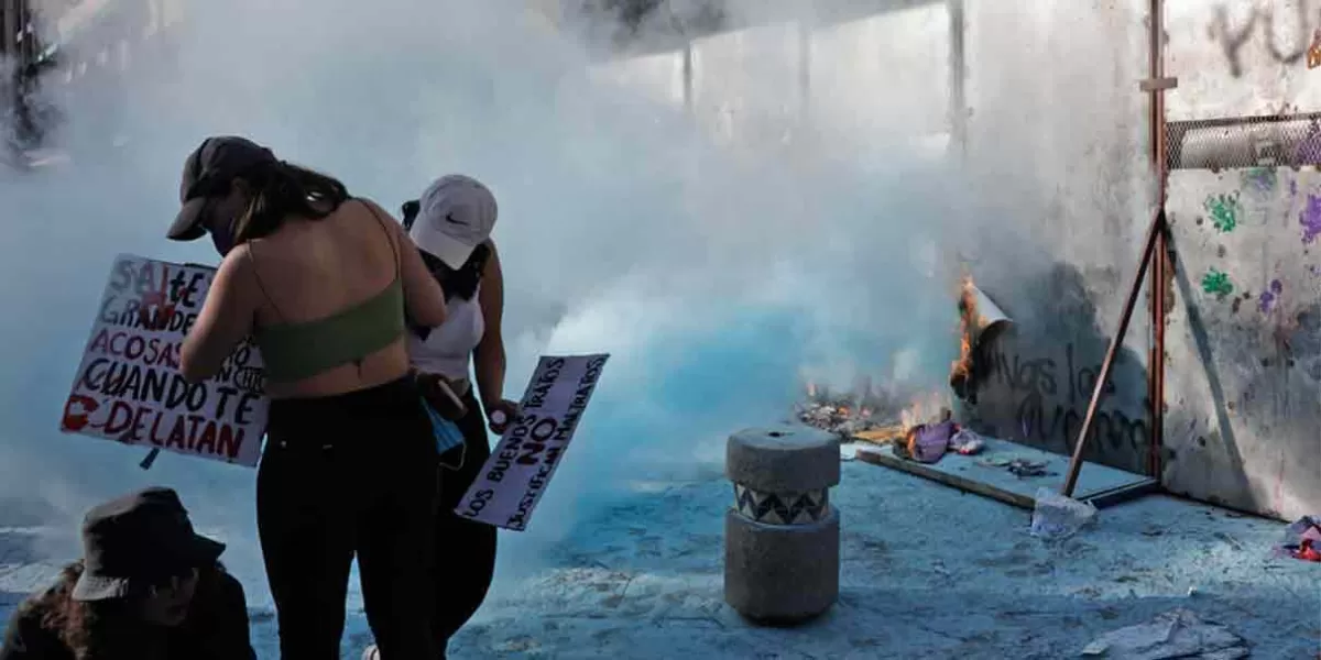 8M. Sin desmanes ni daños las 38 marchas en Puebla: Segob 