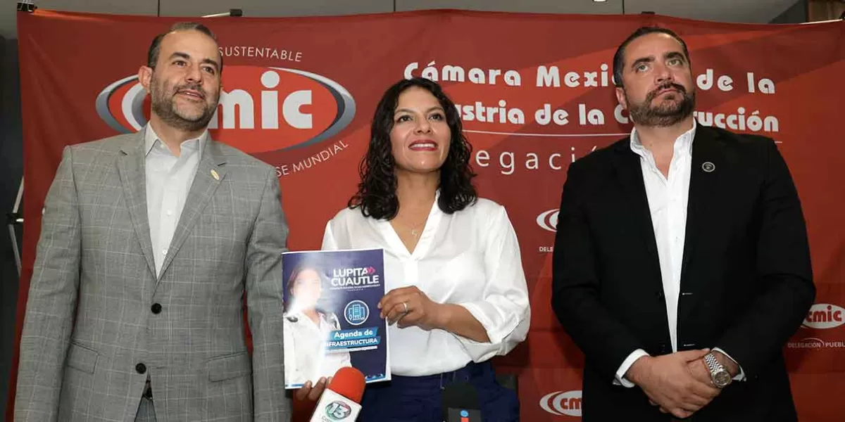 Guadalupe Cuautle presentó su Agenda de Infraestructura Básica en la CMIC