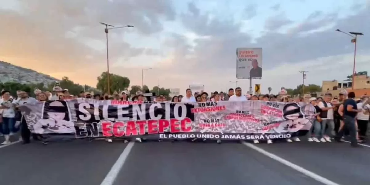 Mexiquenses realizan la “marcha del silencio”; piden alto a las extorsiones a FGJEM