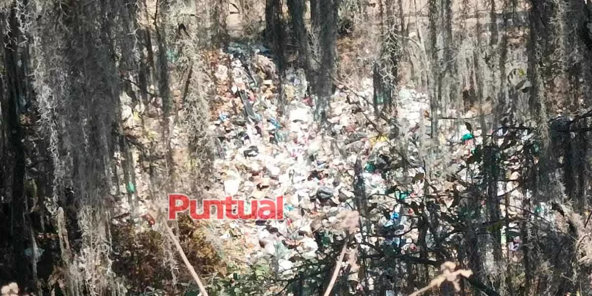 Espacios provisionales para depositar basura tras conflicto por relleno sanitario de Calpan