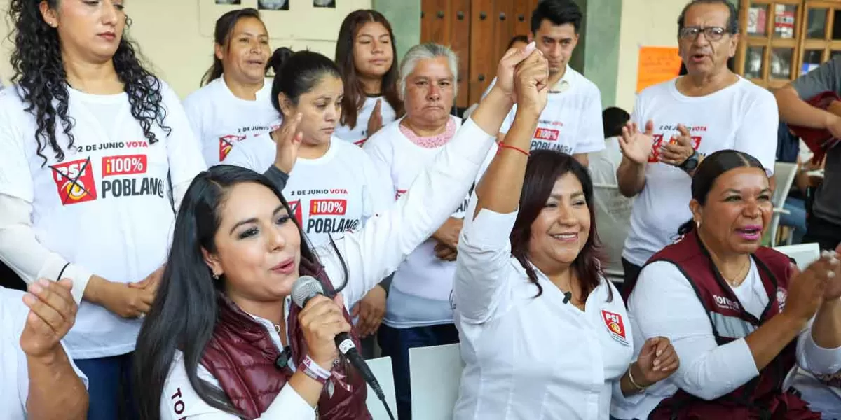 Se une candidata del PSI a favor de candidatos de Morena de San Pedro Cholula