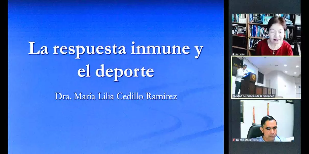 Con conferencia magistral, Lilia Cedillo resalta la importancia del deporte en la respuesta inmune 