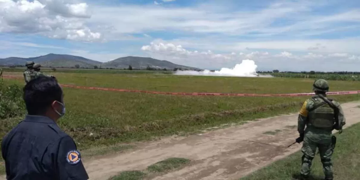 Fuga de gas por toma clandestina provocó evacuación en Ocotitlán, Acajete