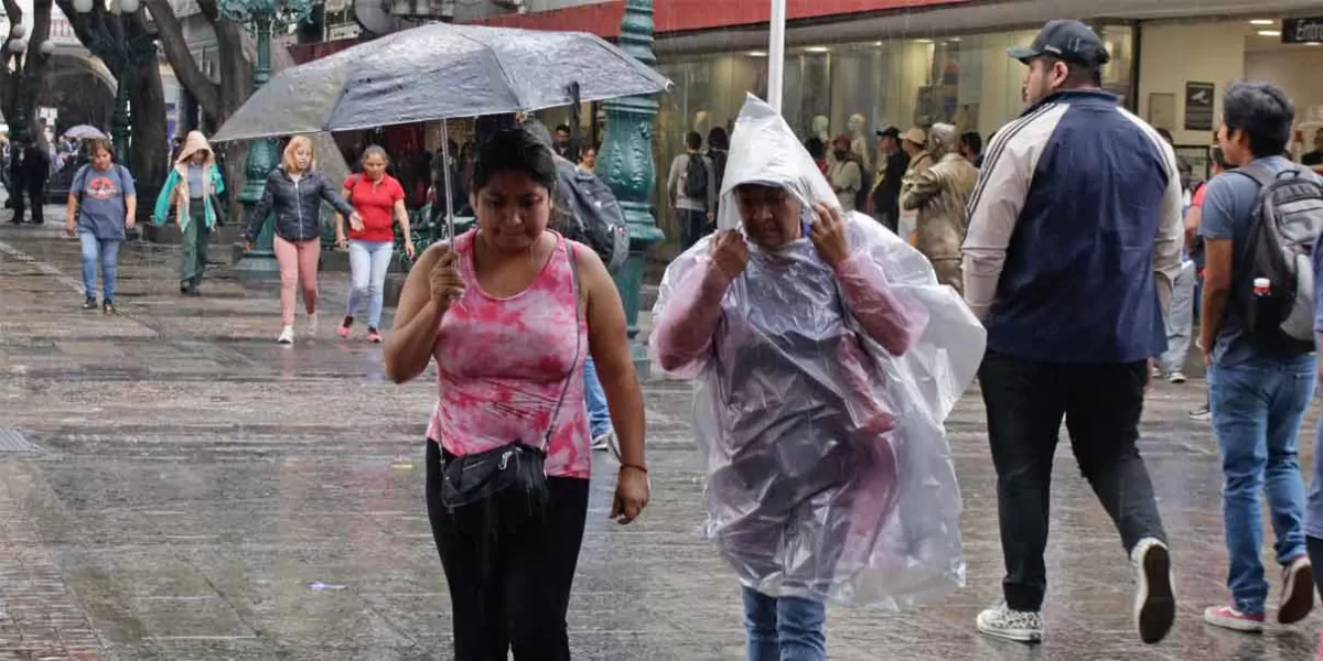 Nada alentador el clima en Puebla, habrá siete días de lluvias