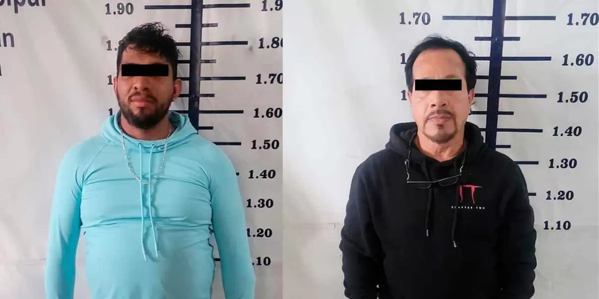 Tras conducir motos robadas, dos sujetos fueron detenidos en Texmelucan