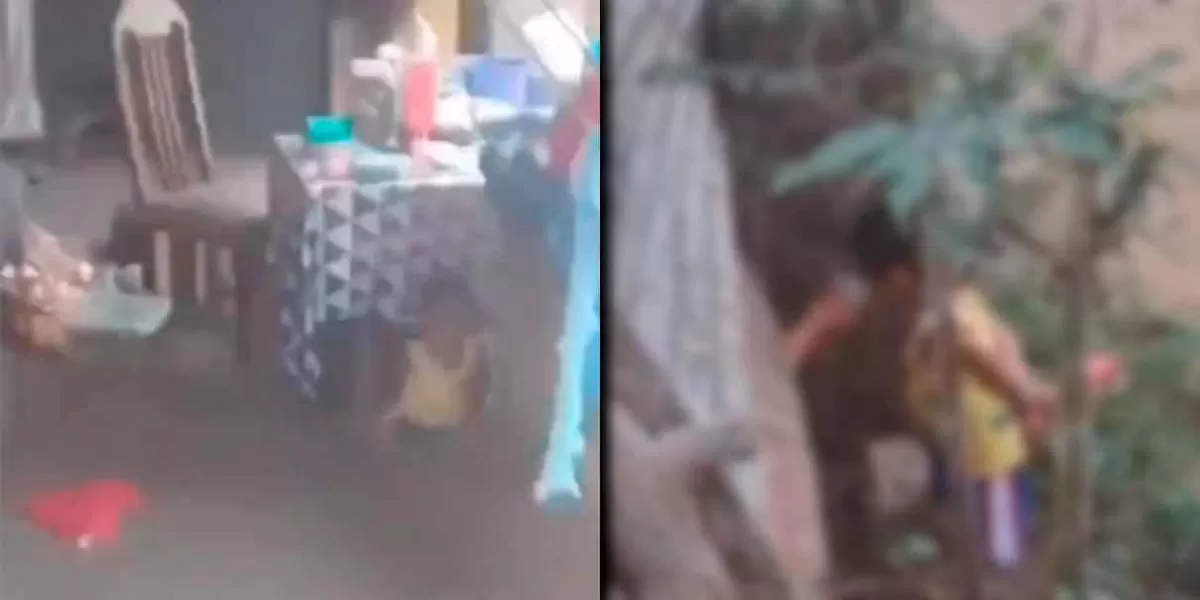 VIDEO. Policías de Guatemala liberan a niño atado de manos con un alambre; llevaba días sin comer