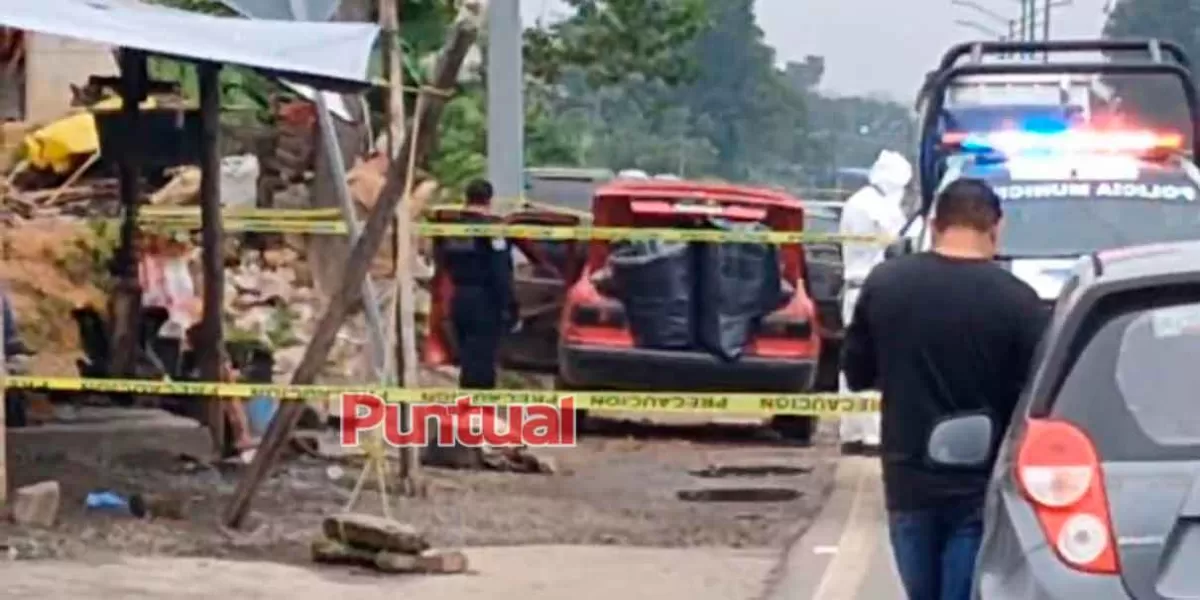 Sicarios atacaron a balazos a dos hombres en Xicotepec; uno se salvó 