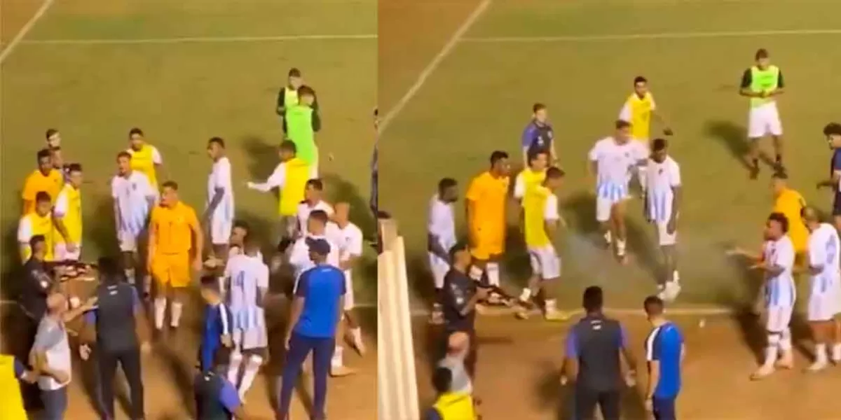 VIDEO. En Brasil, policía le DISPARA a futbolista durante riña
