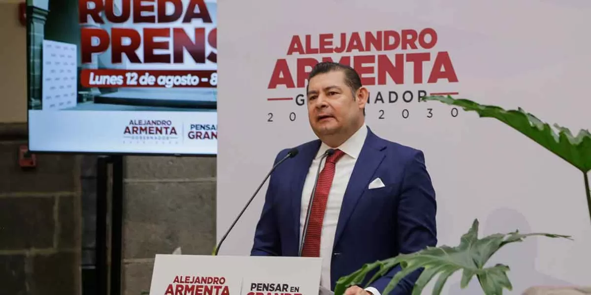 Futuro de Puebla en las manos de Armenta 