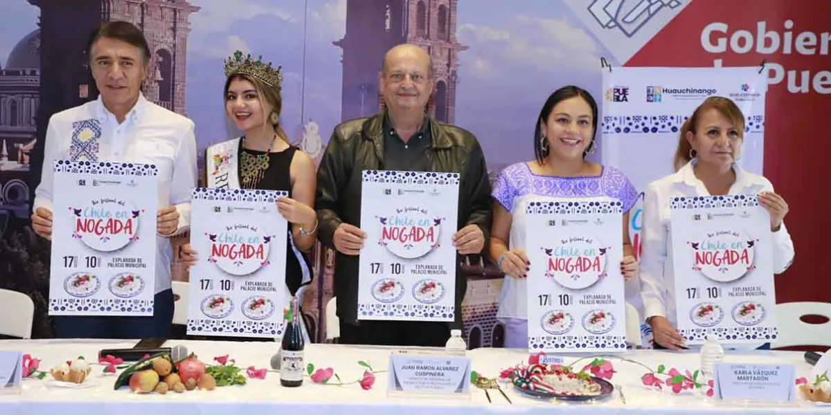 HUAUCHINANGO. 20 restaurantes presentes en el Festival del Chile en Nogada el 17 de agosto