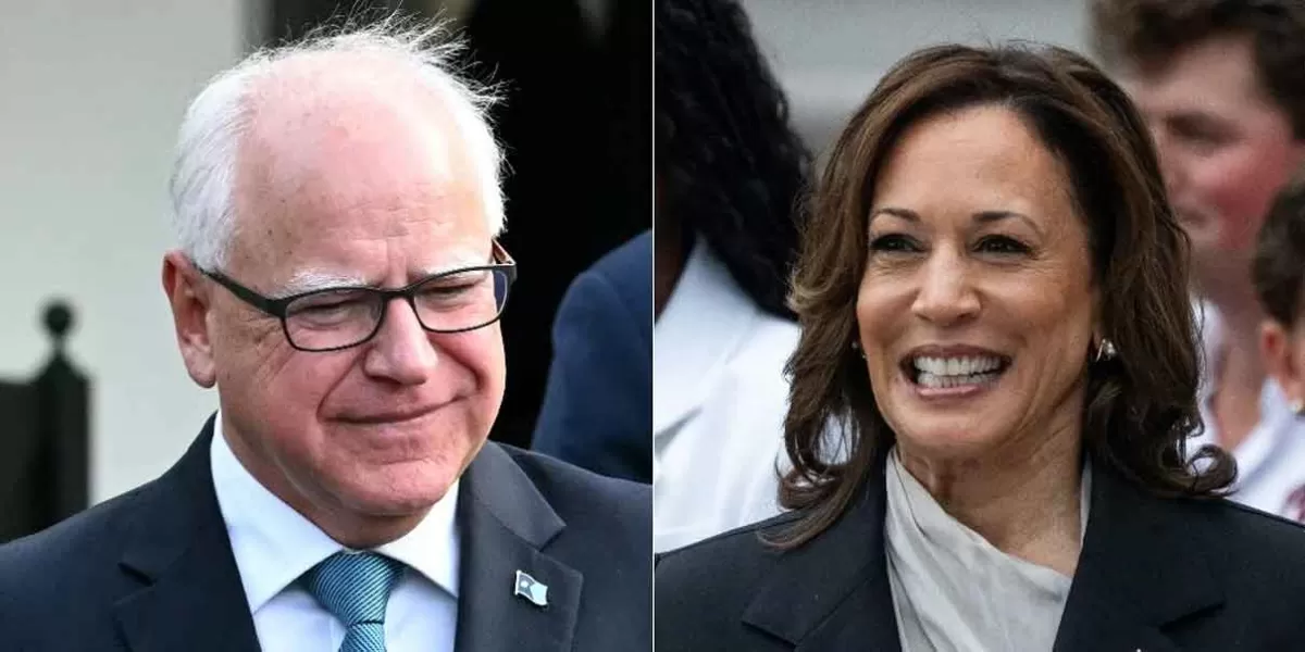 Kamala Harris elige a Tim Walz como candidato a la vicepresidencia de EU