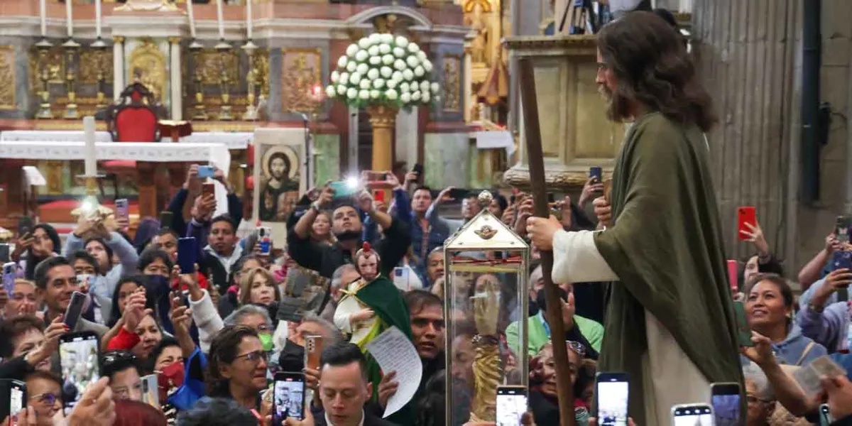 Las reliquias de San Judas Tadeo estarán en catedral y dos iglesias más de Puebla