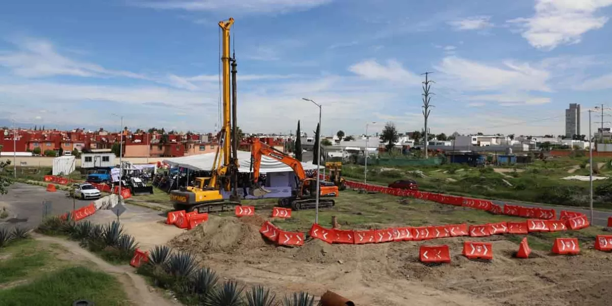 Arrancan obras viales en la Vía Atlixcáyotl para mejorar movilidad en la zona