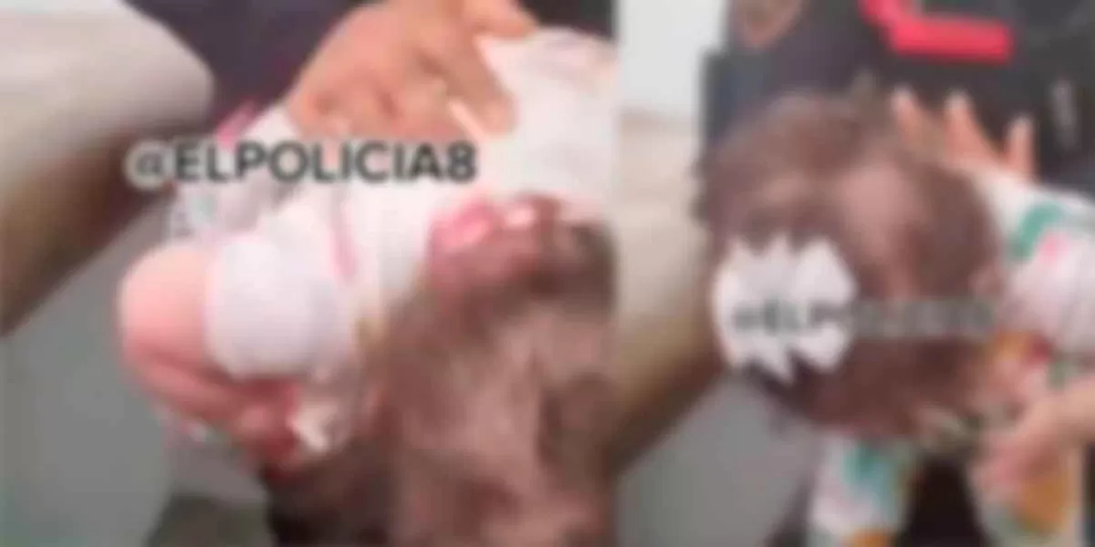 VIDEO. “¡No te duermas mamita!”, policía de la SSC de la CdMx salva a bebé de morir 