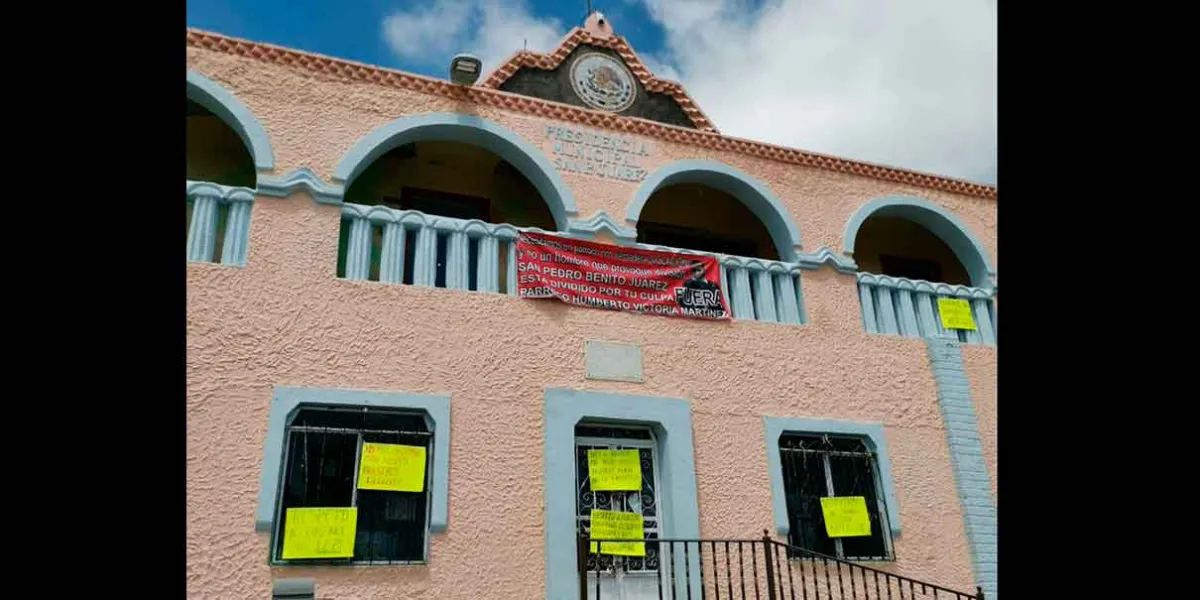 Tensión y enfrentamiento en la reapertura de la presidencia auxiliar de San Pedro Benito Juárez