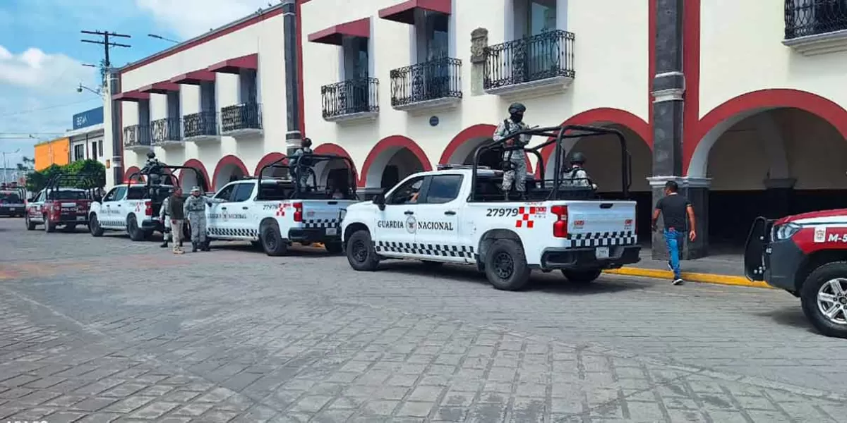 En Huejotzingo, Guardia Nacional y Policía Municipal intensifican operativos de vigilancia