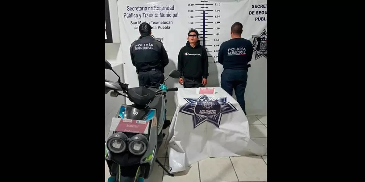 Capturan en Texmelucan a sujeto vinculado a banda criminal y posesión de cocaína