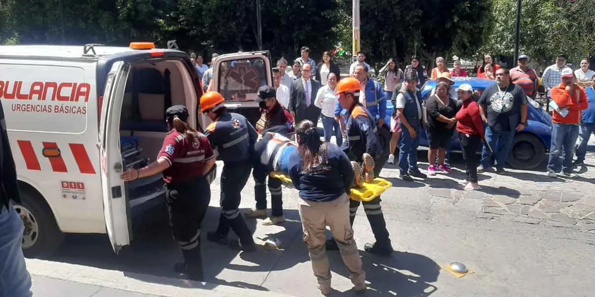 Realizan simulacro nacional en Tecamachalco; ejercicio anual por el 19-S