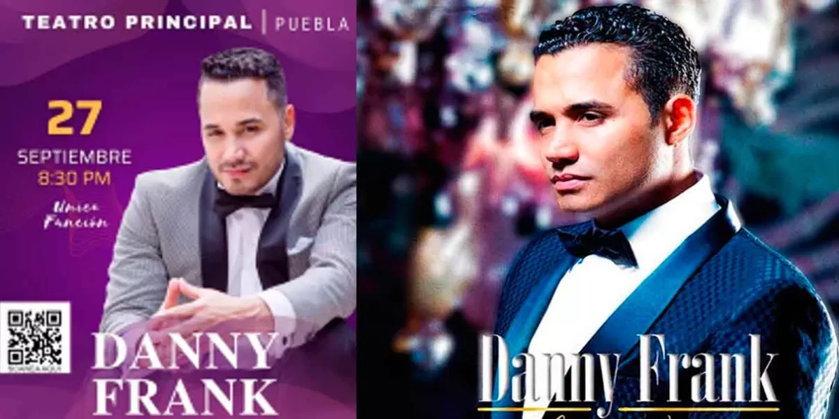 Concierto de Danny Frank en el Teatro Principal de Puebla