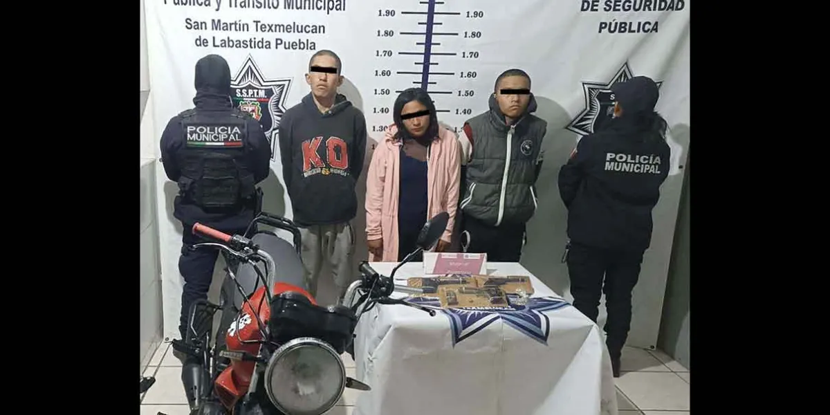 Policía detiene a tres ladrones en Tlanalapan; asaltaron a varias mujeres