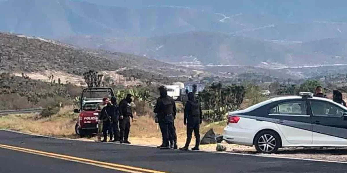 Tiraron a hombre desmembrado en carretera de Azumbilla