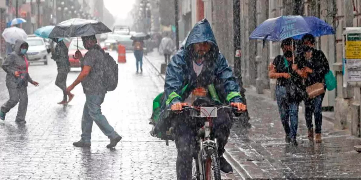 PREPÁRATE, habrá lluvias,viento y frío en Puebla este DOMINGO