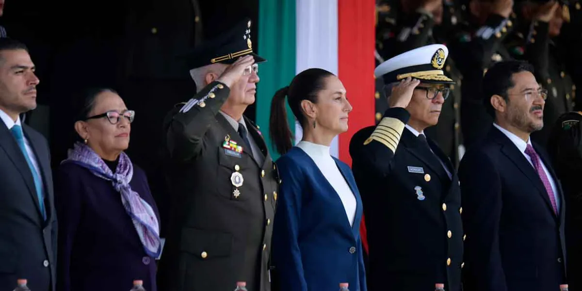 Claudia Sheinbaum recibe juramento y lealtad de las Fuerzas Armadas 