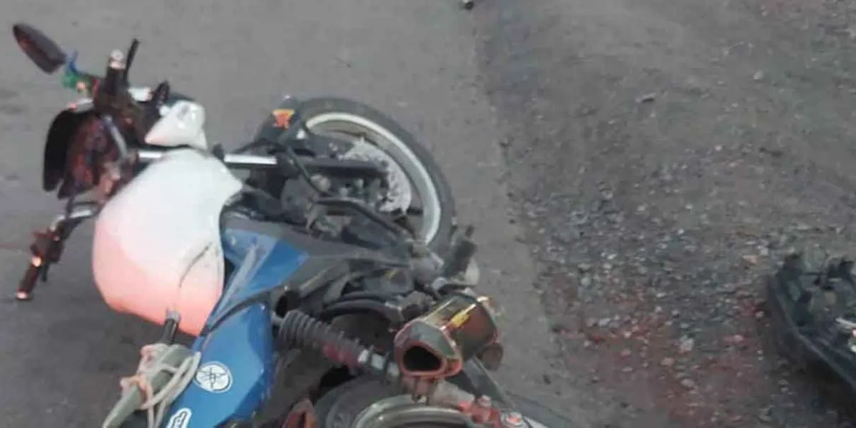 Motociclista derrapó y murió en la carretera federal Puebla-Tehuacán
