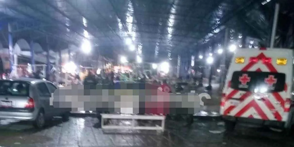 Murió mujer en la zona del mercado de Huauchinango