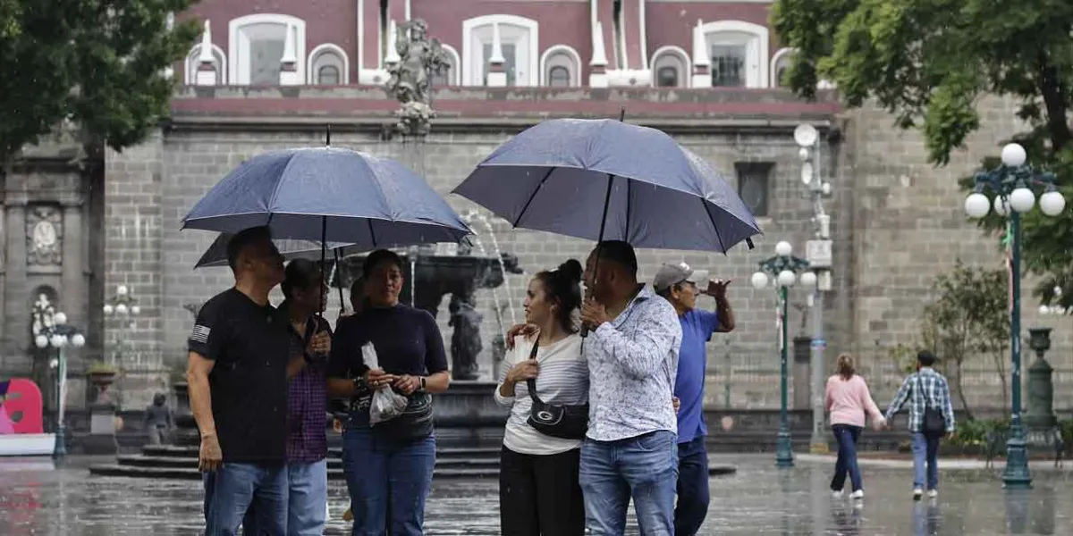 Prepárate para más lluvias en Puebla  por onda tropical 25