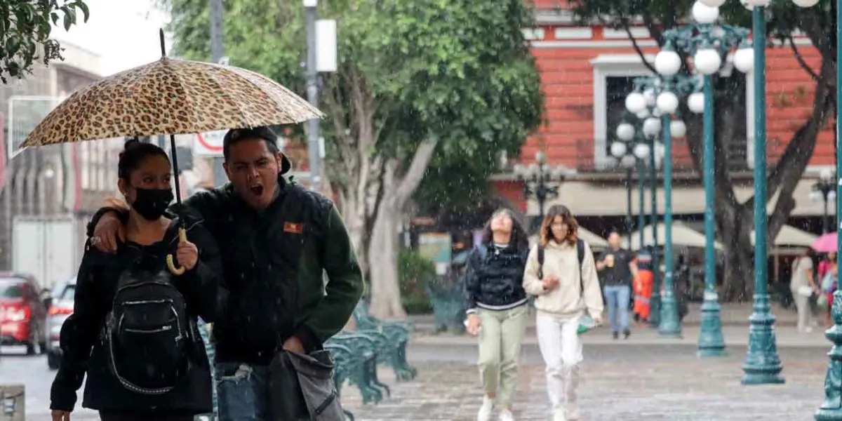 Serán días de lluvia y frío en Puebla hasta el fin de semana