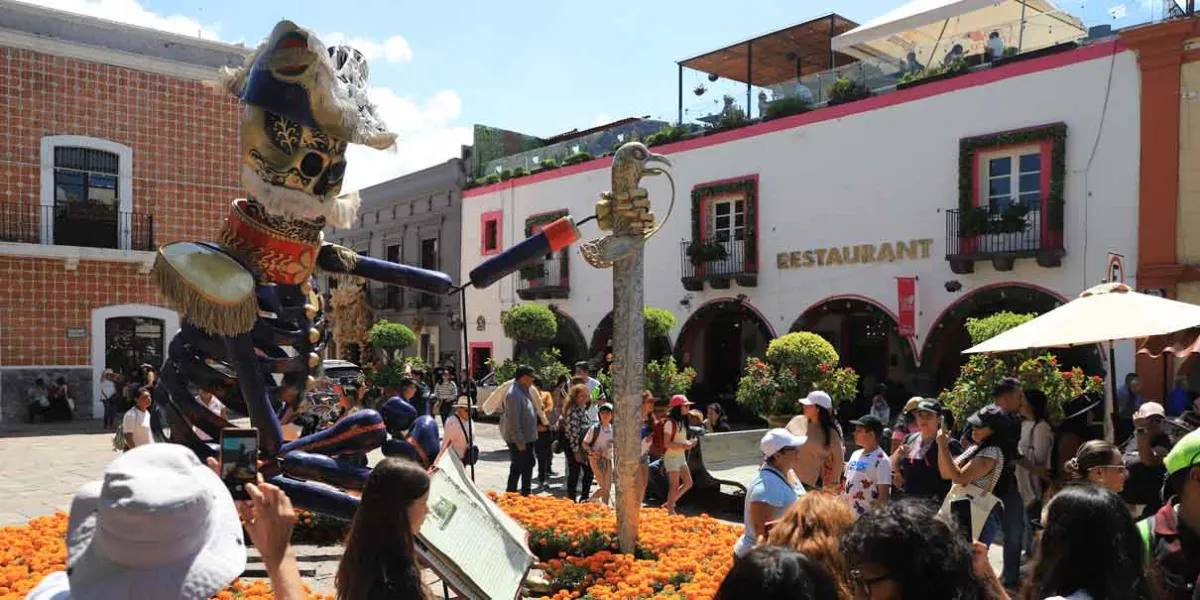 Valle de Catrinas, éxito turístico y desafíos de seguridad en Atlixco