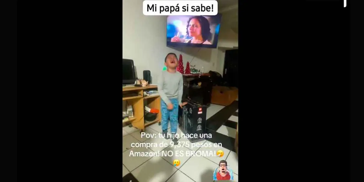 Niño se compra un Lego de 9 mil pesos en línea con la tarjeta de sus padres 