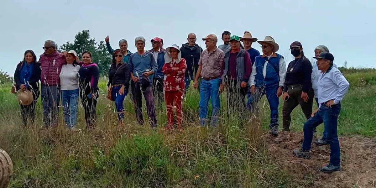 Con zanjas captadoras busca realimentar mantos freáticos en Tlahuapan