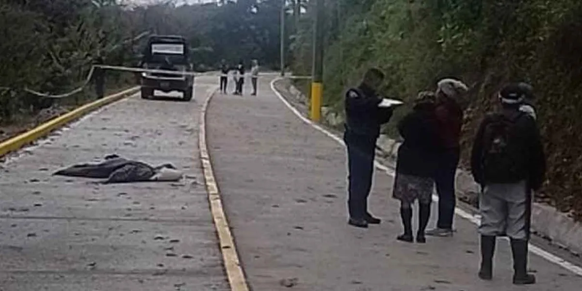 Muere hombre atropellado en la Carretera Estatal 140 en Zihuateutla