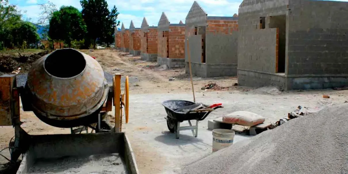 Se reactiva en Puebla la construcción de casas 