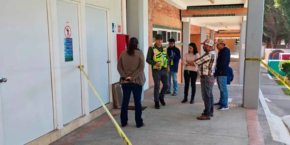 Menor resulta herido tras explosión en Colegio Humboldt en Cuautlancingo