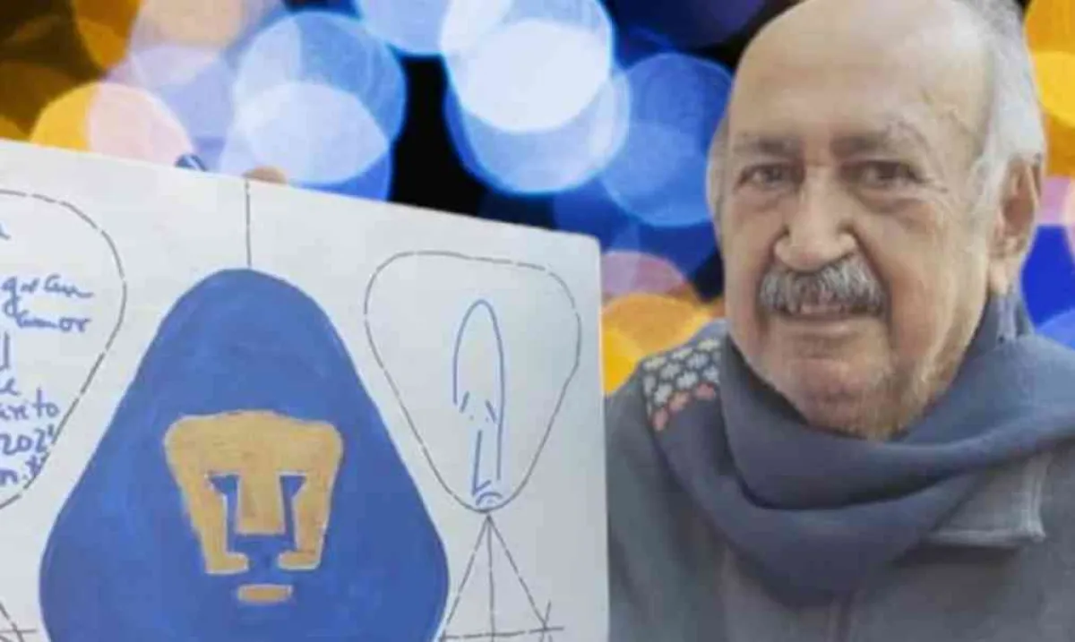 Murió "Pajarito" Andrade, creador del escudo de los Pumas